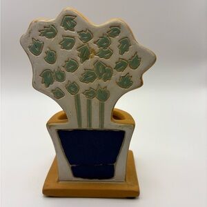 Molly Anne Bishop Anthropologie Garden Terracotta Succulent Sponge Holder Dish